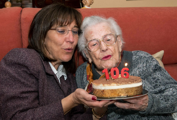 Cartel celebración centenarios