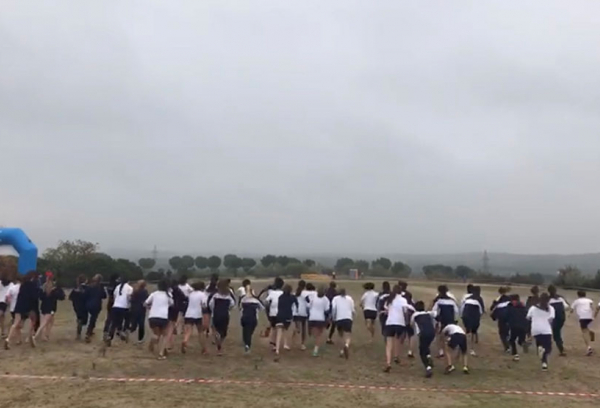 Participantes en el Cross de Navidad