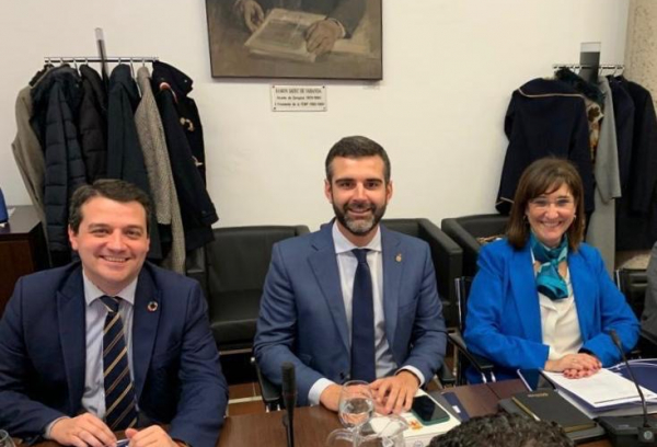 Susana Pérez Quislant en la reunión de la FEMP