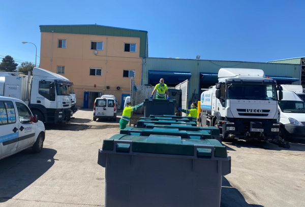 Contenedores para hospital de Leganés