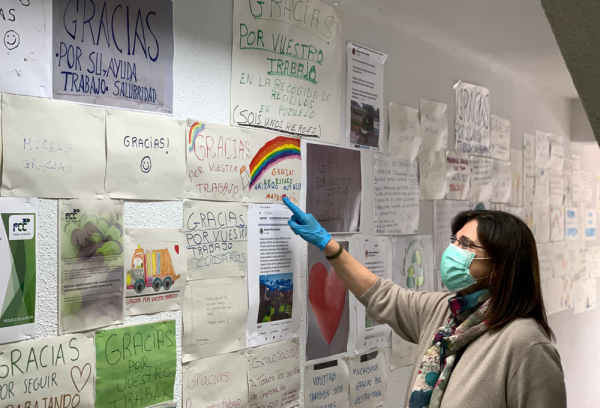 La alcaldesa felicit alas labores de limpieza y recogida de residuos en el Punto Limpio