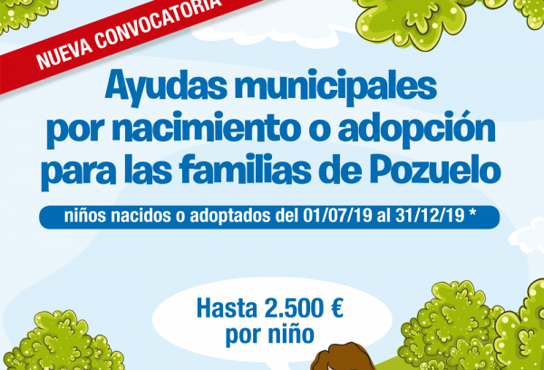 Cartel Ayudas por nacimiento