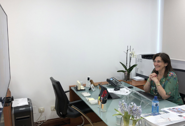 La alcaldesa, Susana Pérez Quislant participa en los cursos de verano de la URJC