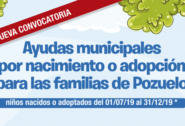 Cartel Ayudas por nacimiento