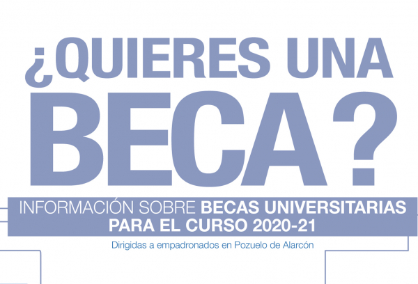 cartel becas universitarias