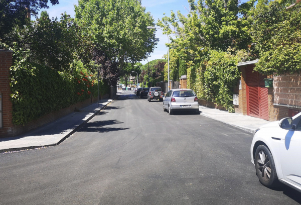 Operación asfalto calle de Pozuelo de Alarcón