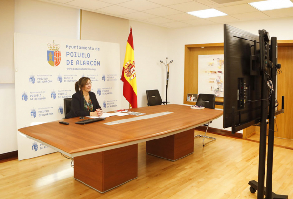 Susana Pérez Quislant, alcaldesa de Pozuelo de Alarcón, en las VII Jornadas sobre Terrorismo que la Asociación Víctimas del Terrorismo