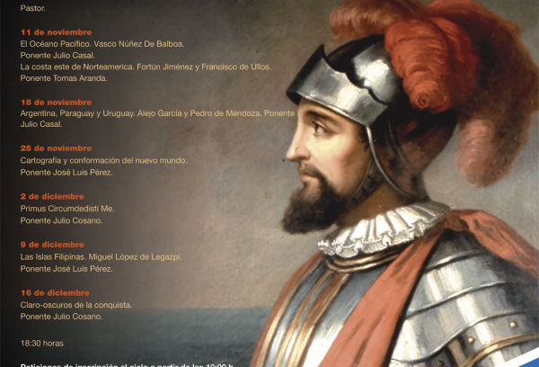 Cartel conferencias Grandes personajes de la historia