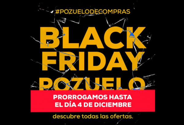 Cartel Black Friday Pozuelo ampliado