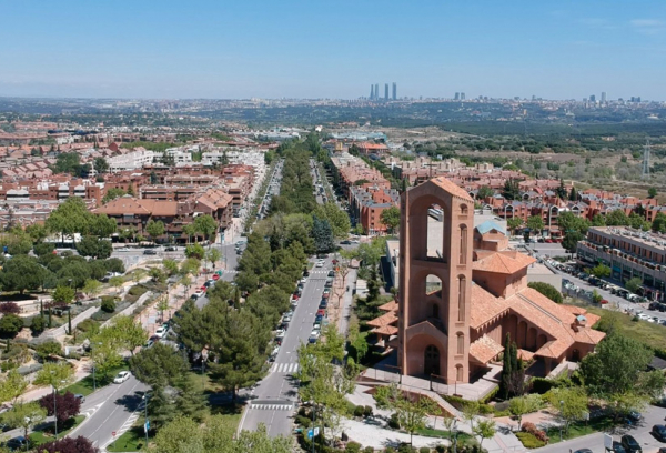 Pozuelo de Alarcón foto aérea