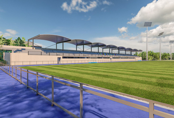 Gradas de la Ciudad Deportiva Valle de las Cañas