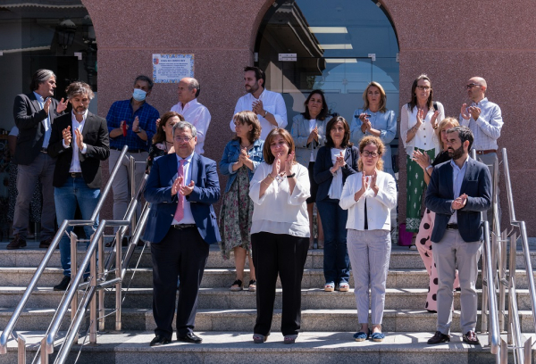 Minuto de silencio en Pozuelo de Alarcón