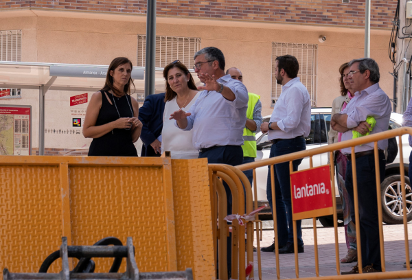 Visita alcaldesa obras de la estación