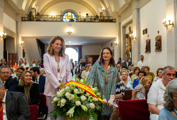 Un momento de la ofrenda