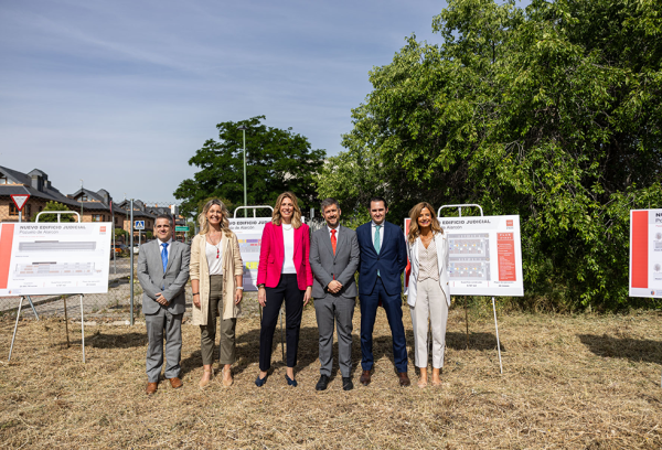 Visita la parcela donde se ubicará el nuevo complejo judicial en Pozuelo