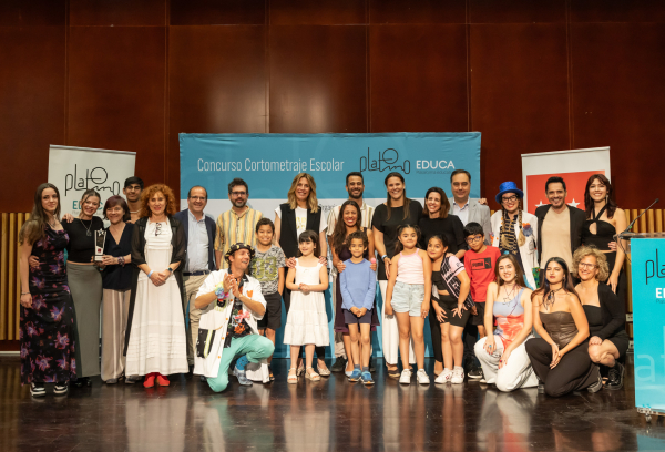 Entrega de premios del II Concurso de Cortometrajes Escolar Platino Educa
