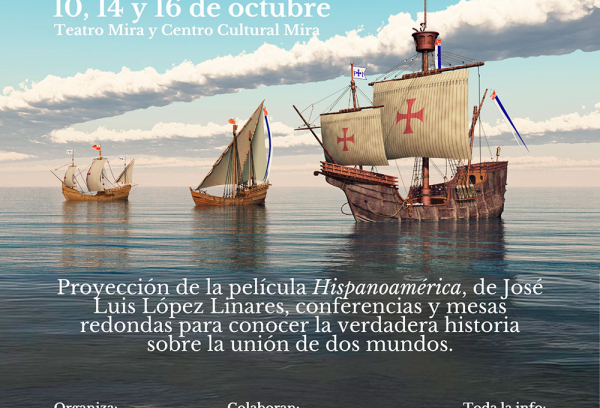 Cartel Jornadas sobre Hispanidad y leyenda negra