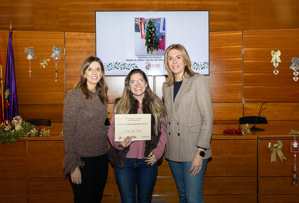 Entrega de premios del Concurso escolar navideño