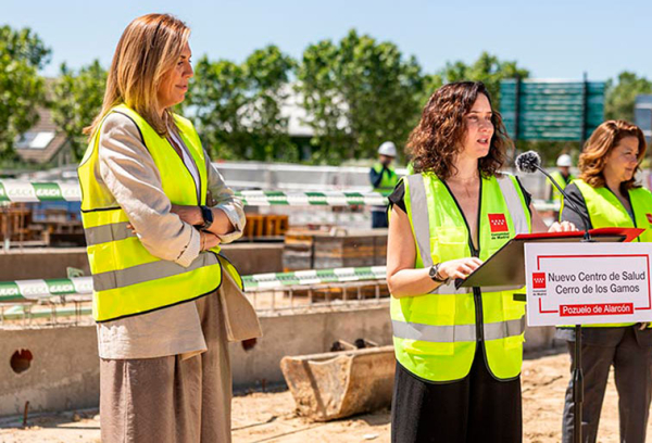 Visita las obras del nuevo centro de salud
