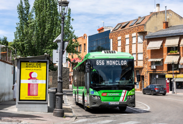 Autobus en Pozuelo