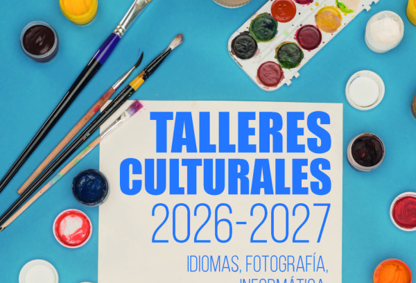 Cartel programa de talleres culturales 2026-2027